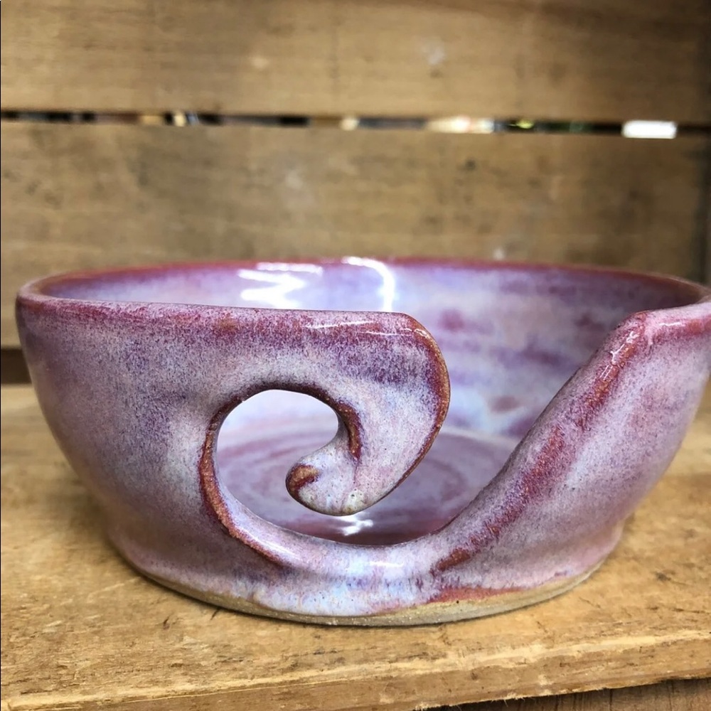 Stoneware yarn bowl